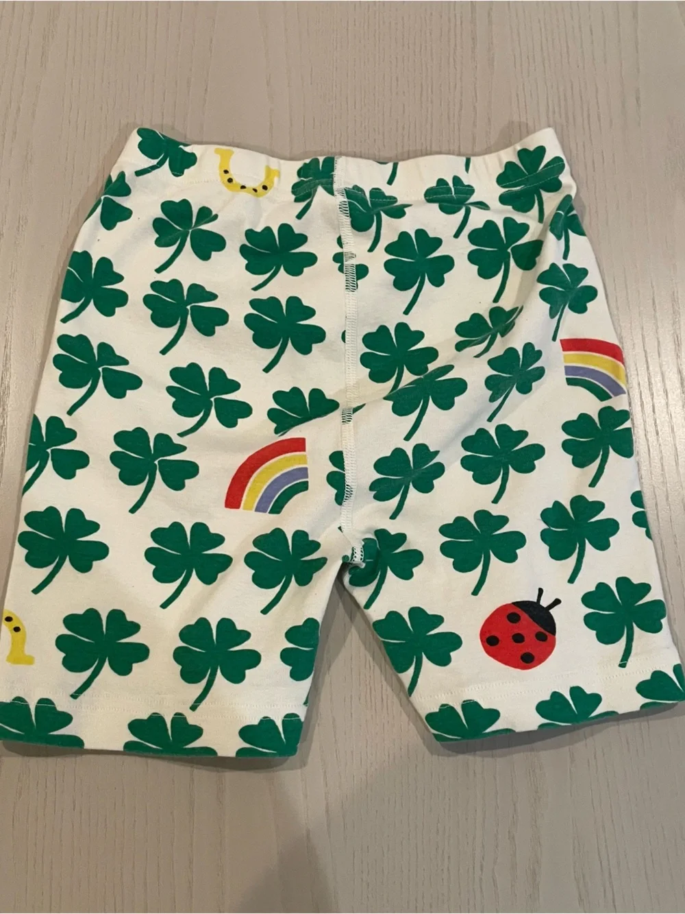 Hanna Andersson Shamrock HannaJams Pajama Set (Over the Rainbow) - Size 10 140